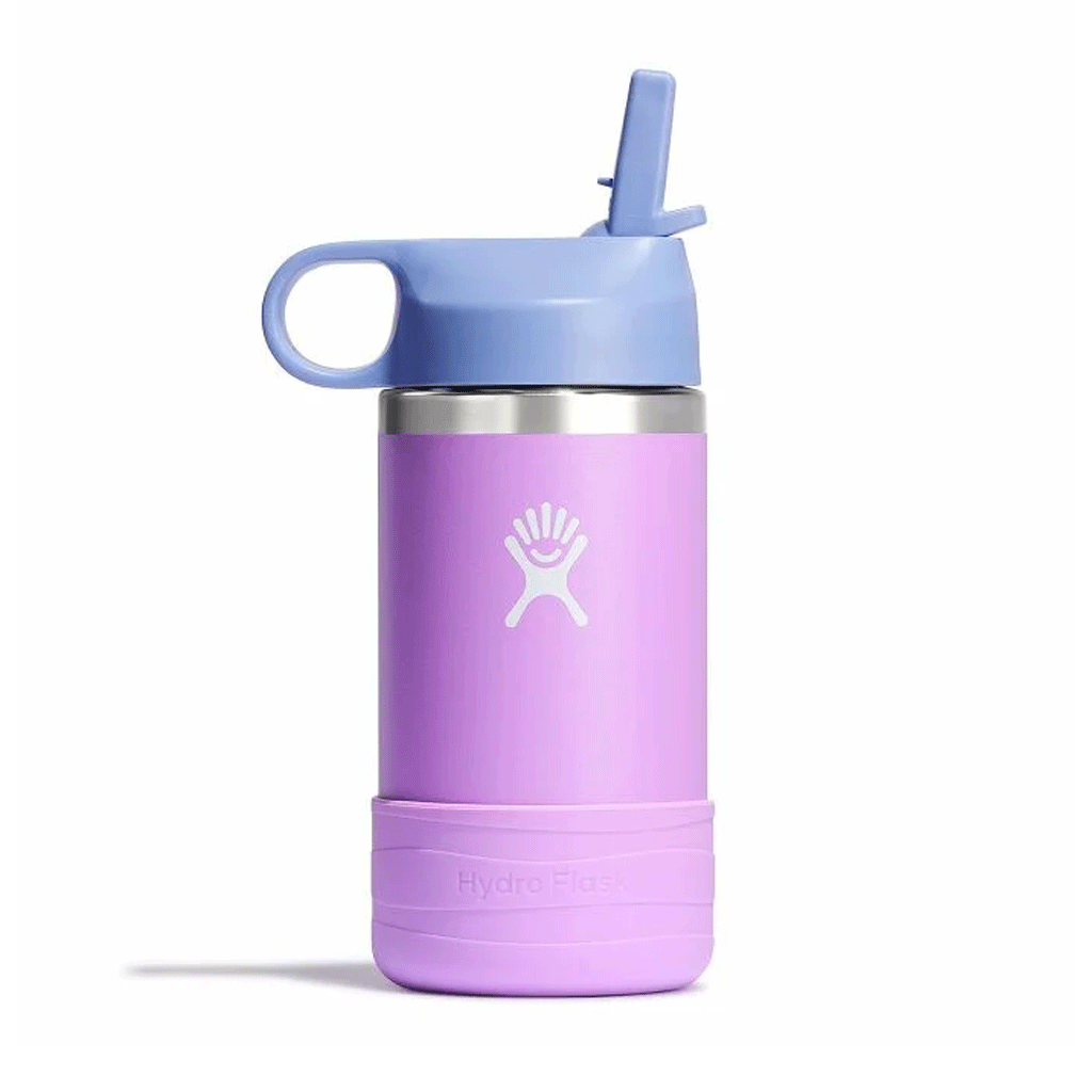HYDRO FLASK - 12 OZ KIDS WIDE MOUTH STRAW CAP AND BOOT-ANEMONE