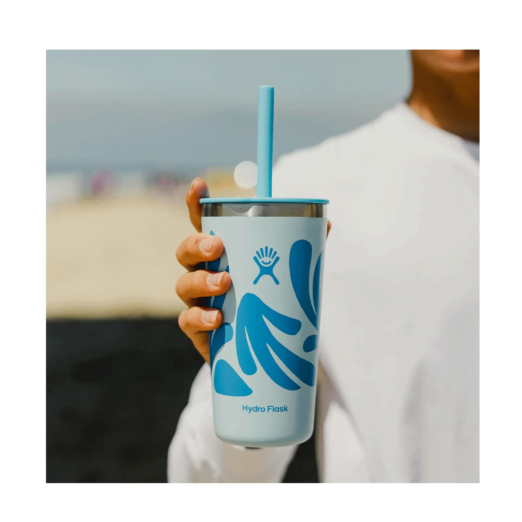 HYDRO FLASK - TY WILLIAMS 20 OZ ALL AROUND TUMBLER PRESS IN STRAW LID-ICE