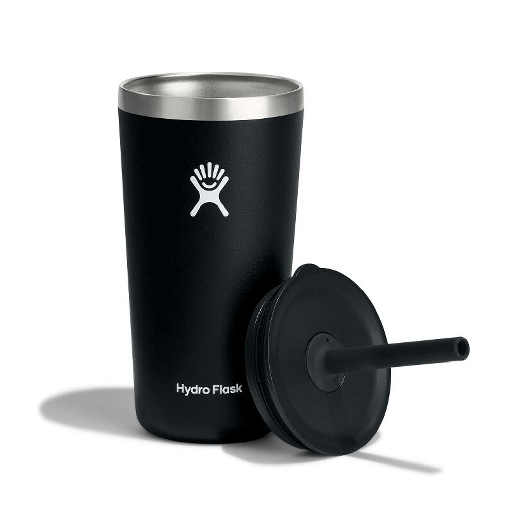 HYDRO FLASK - 20 OZ ALL AROUND TUMBLER STRAW LID-BLACK