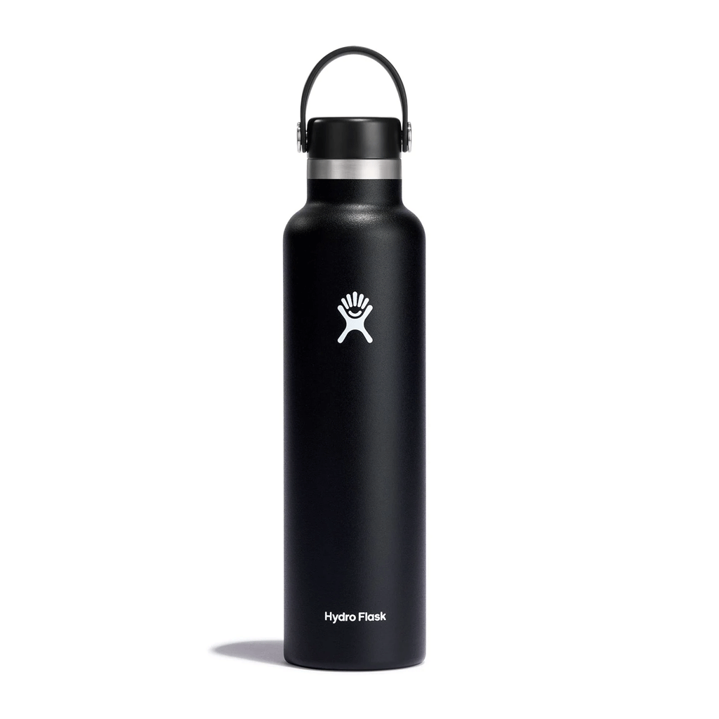 HYDRO FLASK - 24OZ STANDARD MOUTH -BLACK