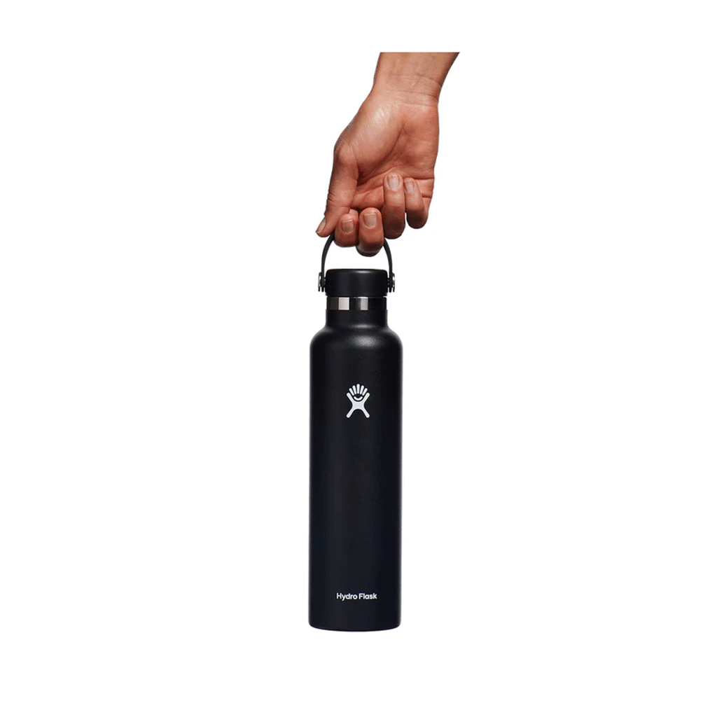 HYDRO FLASK - 24OZ STANDARD MOUTH -BLACK