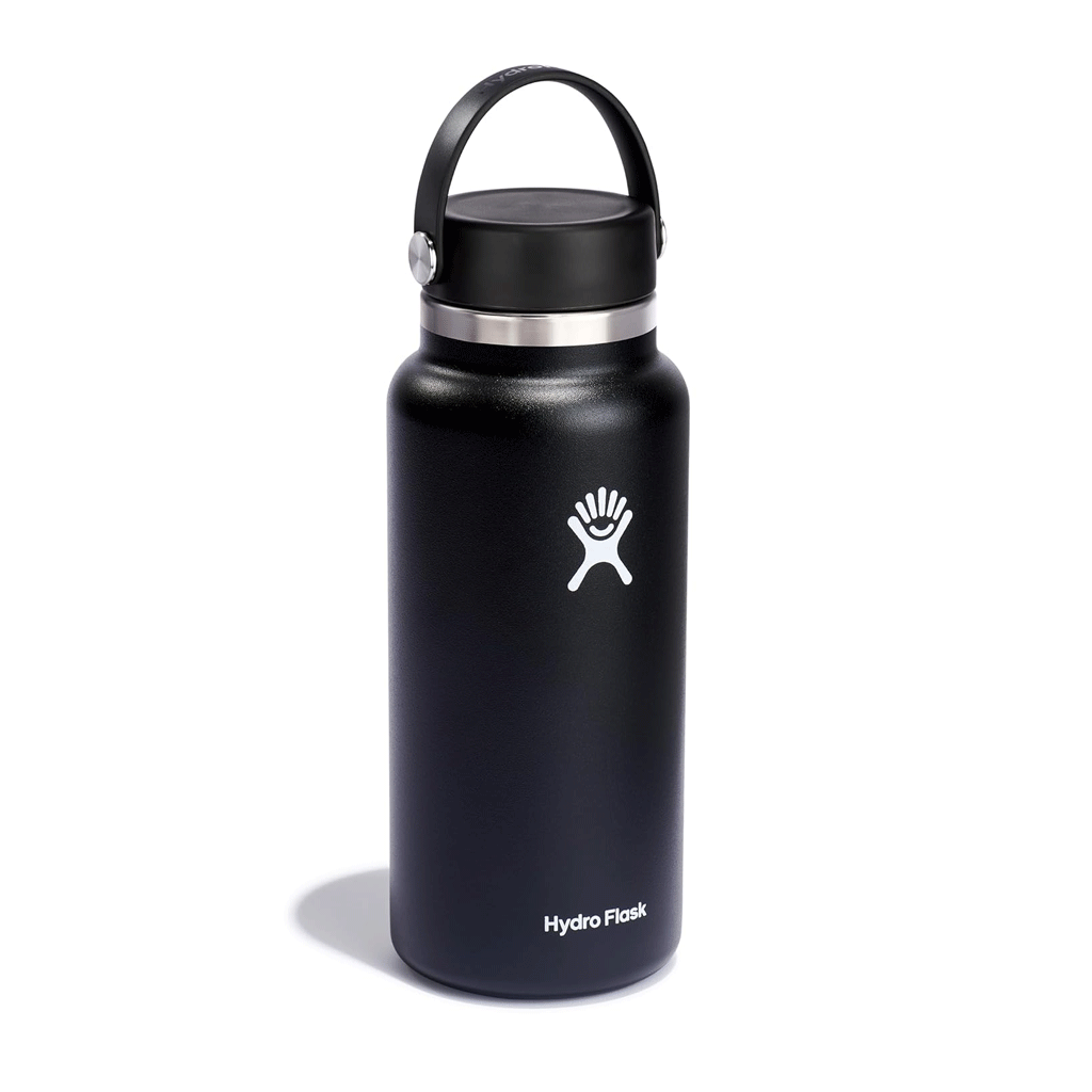 HYDRO FLASK - 32 OZ WIDE MOUTH-BLACK