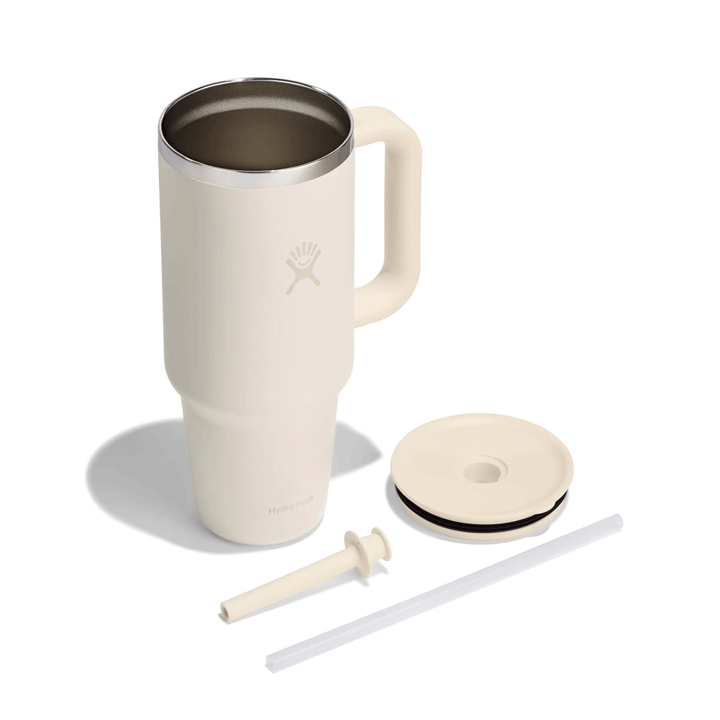 HYDRO FLASK - 40 OZ ALL AROUND TRAVEL TUMBLER-IVORY