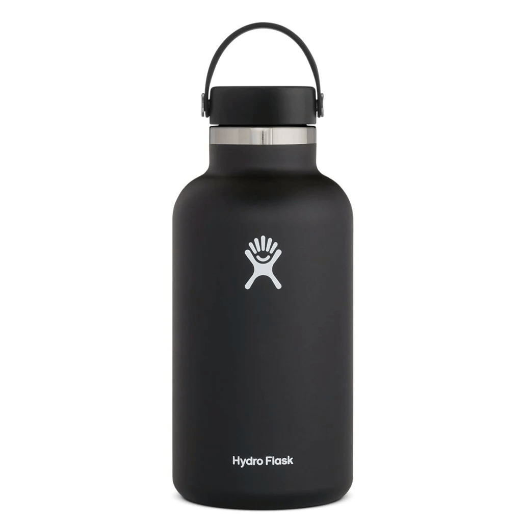 HYDRO FLASK - 64 OZ WIDE MOUTH-BLACK