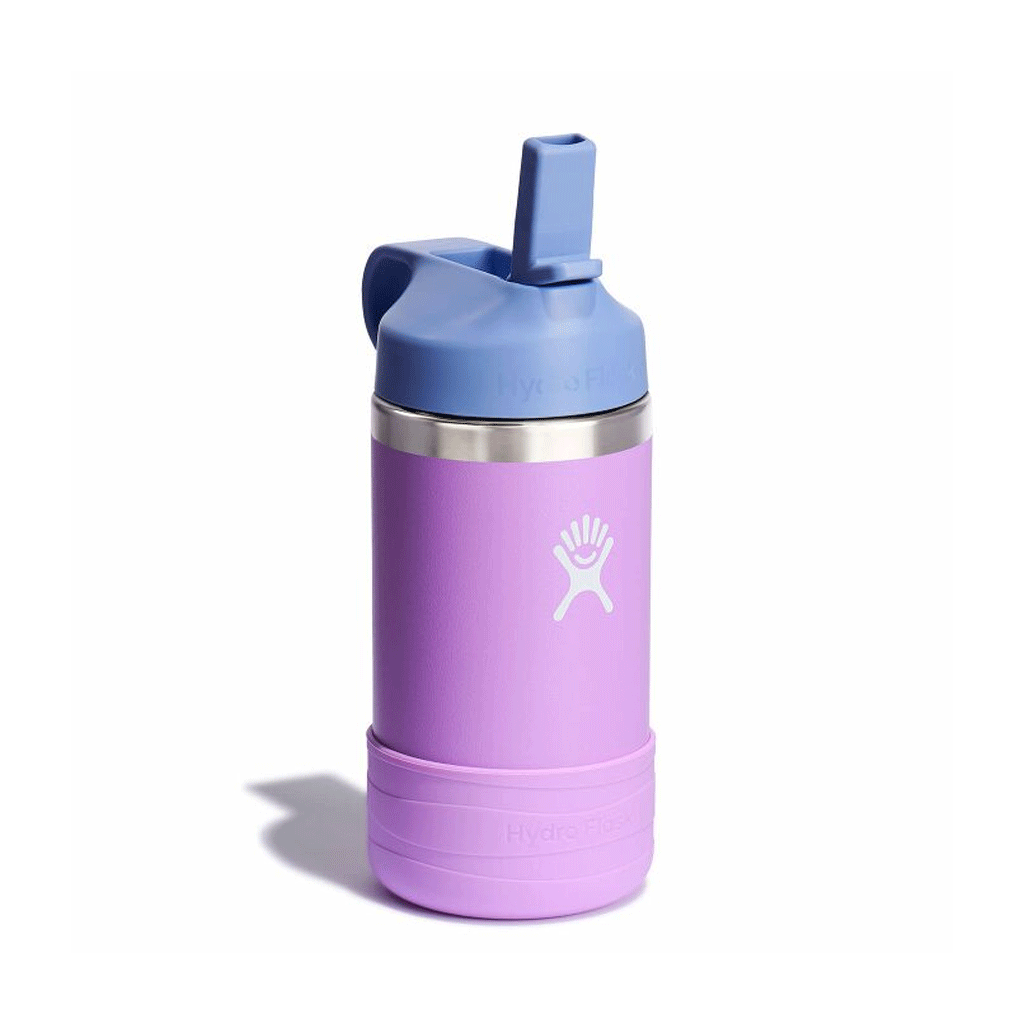 HYDRO FLASK - 12 OZ KIDS WIDE MOUTH STRAW CAP AND BOOT-ANEMONE
