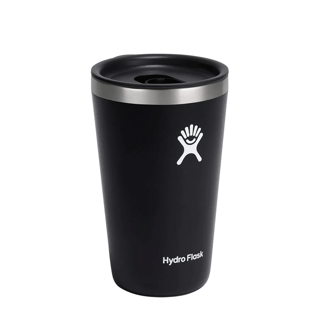 HYDRO FLASK - 16 OZ ALL AROUND TUMBLER PRESS IN LID - BLACK