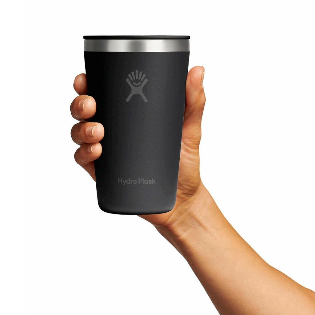 HYDRO FLASK - 16 OZ ALL AROUND TUMBLER PRESS IN LID-BLACK