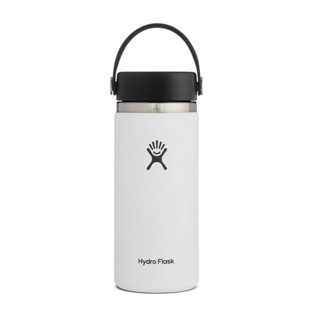 HTYDRO FLASK - 16 OZ WIDE FLEX CAP-WHITE