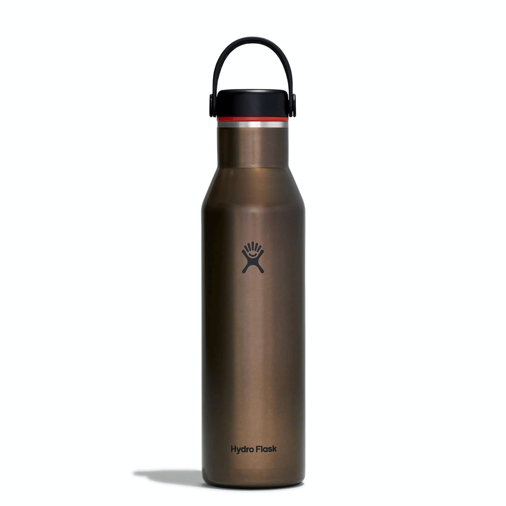 HYDRO FLASK - 21 OZ LIGHTWEIGHT STANDARD FLEX CAP TRAIL SERIES-OBSIDIAN