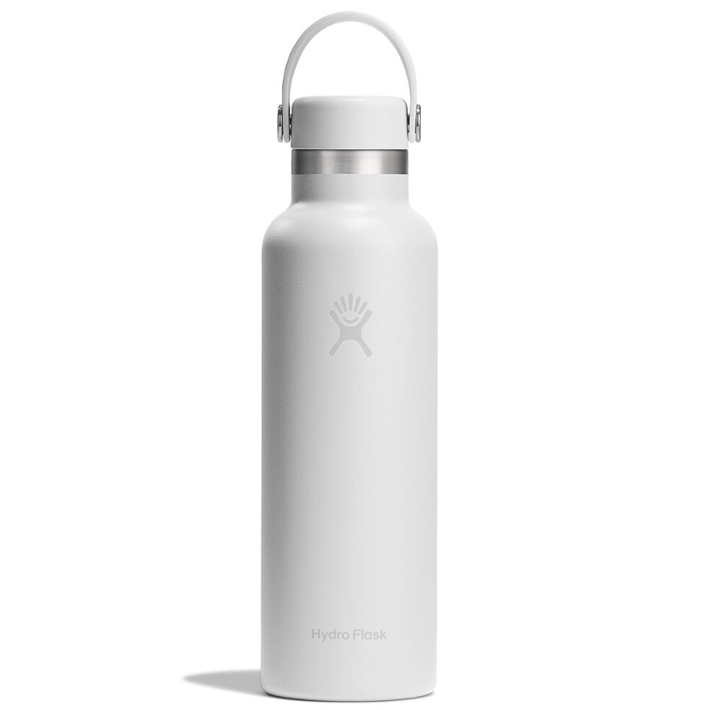 HYDRO FLASK - 21 OZ STANDARD FLEX CAP-WHITE