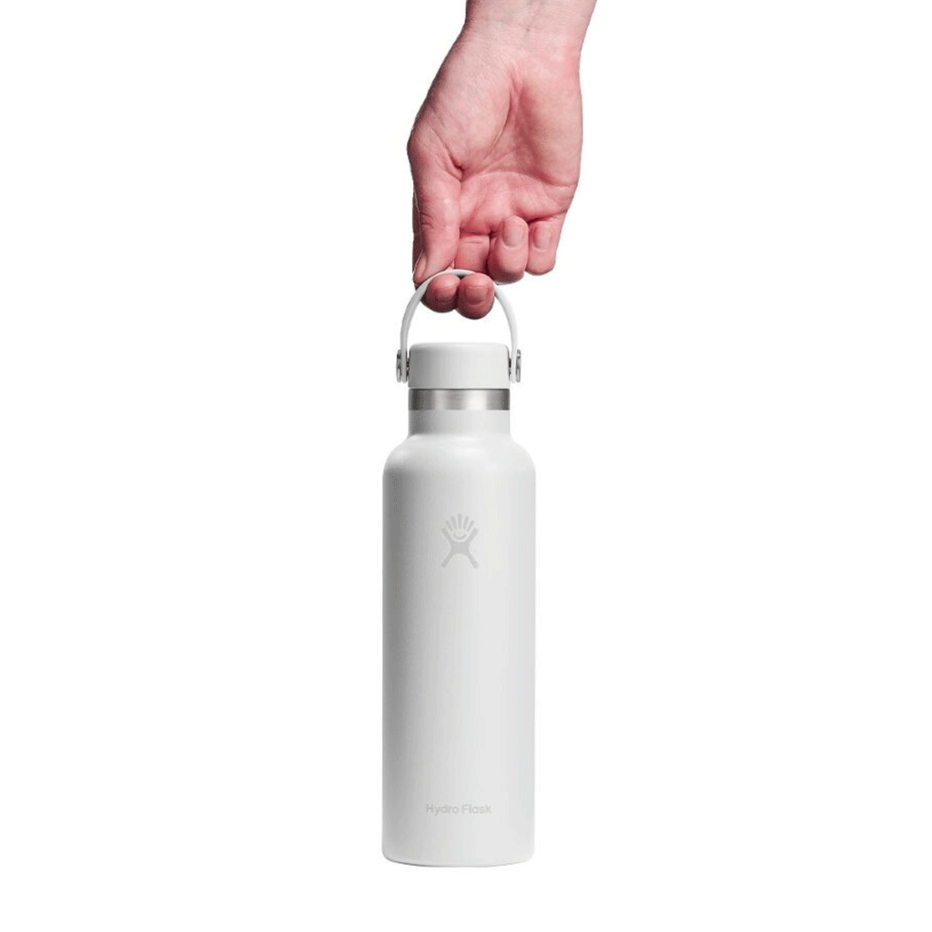 HYDRO FLASK - 21 OZ STANDARD FLEX CAP-WHITE