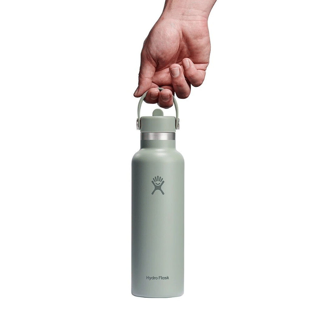 HYDRO FLASK - 21 OZ STANDARD FLEX STRAW CAP-AGAVE