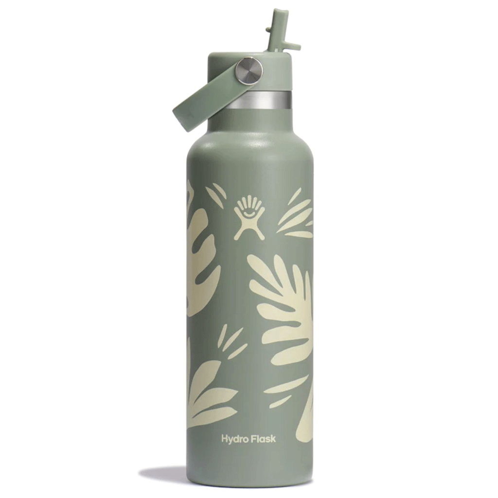 HYDRO FLASK - 21 OZ STANDARD FLEX STRAW CAP BOTANICAL BLISS AGAVE