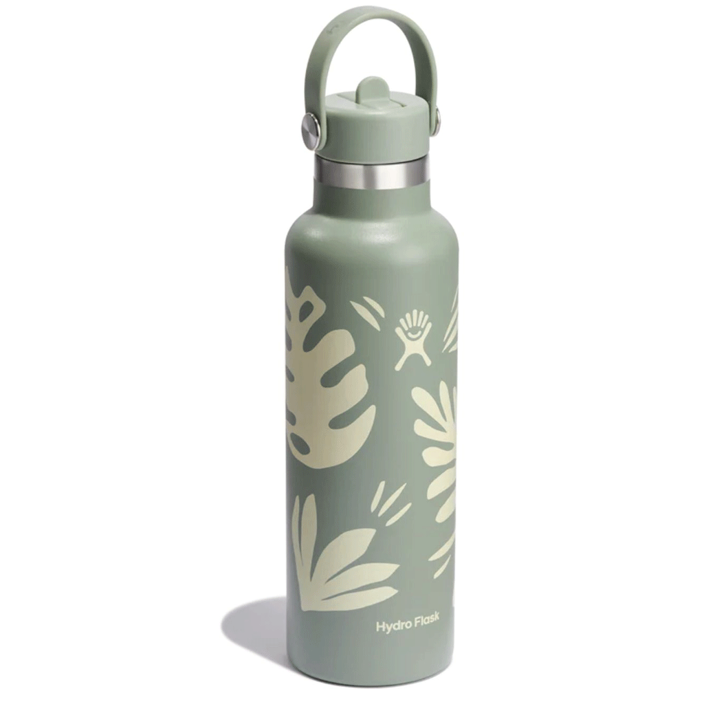 HYDRO FLASK - 21 OZ STANDARD FLEX STRAW CAP BOTANICAL BLISS AGAVE