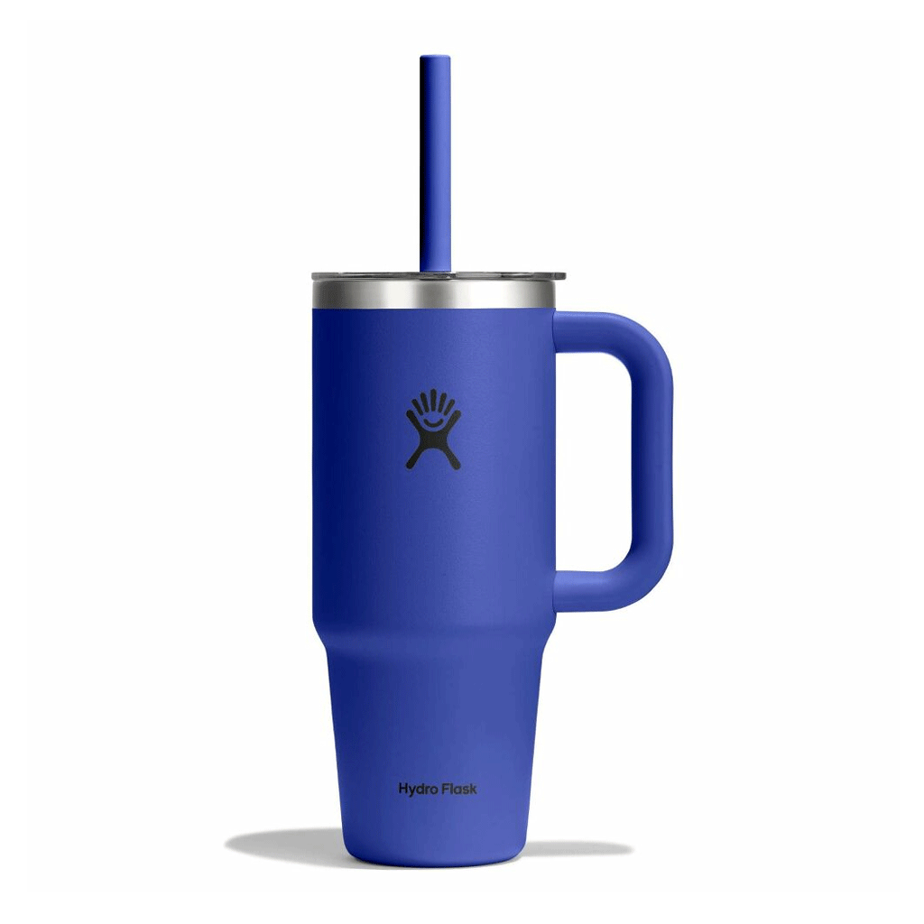 HYDRO FLASK - 24 OZ TRAVEL TUMBLER CLEAR LID-CAPRI BLUE