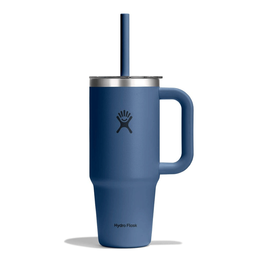 HYDRO FLASK - 24 OZ TRAVEL TUMBLER CLEAR LID-HARBOR BLUE
