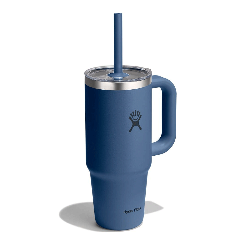 HYDRO FLASK - 24 OZ TRAVEL TUMBLER CLEAR LID-HARBOR BLUE