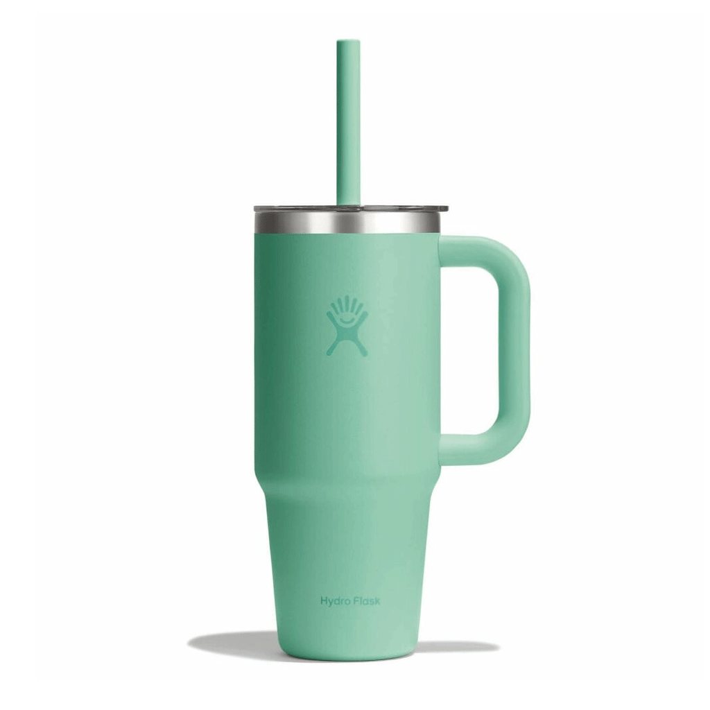 HYDRO FLASK - 24 OZ TRAVEL TUMBLER CLEAR LID-MERMAID GREEN