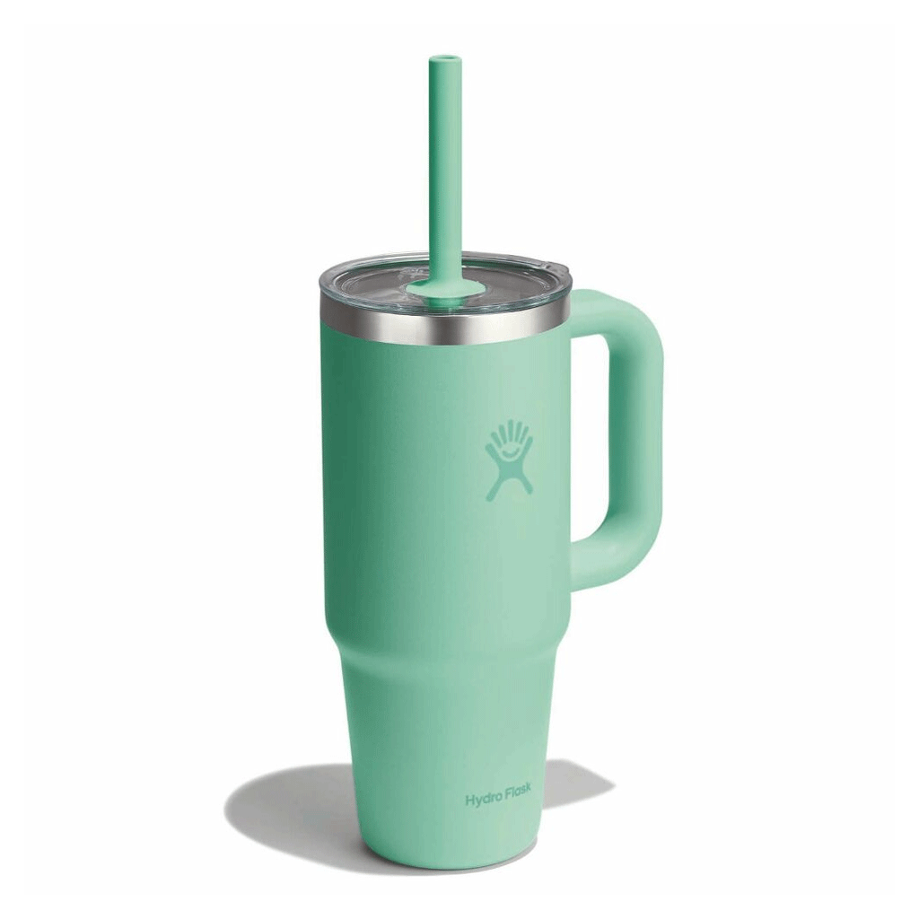 HYDRO FLASK - 24 OZ TRAVEL TUMBLER CLEAR LID-MERMAID GREEN