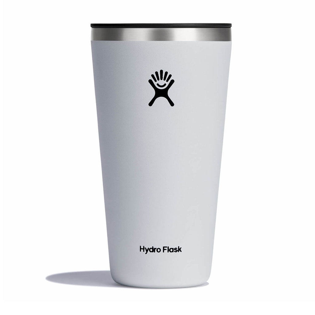 HYDRO FLASK – 28 OZ ALL AROUND TUMBLER PRESS-IN LID-WHITE