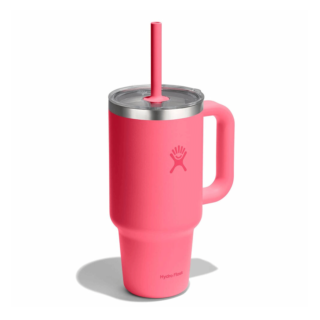 HYDRO FLASK - 32 OZ TRAVEL TUMBLER CLEAR LID-POPSTAR PINK