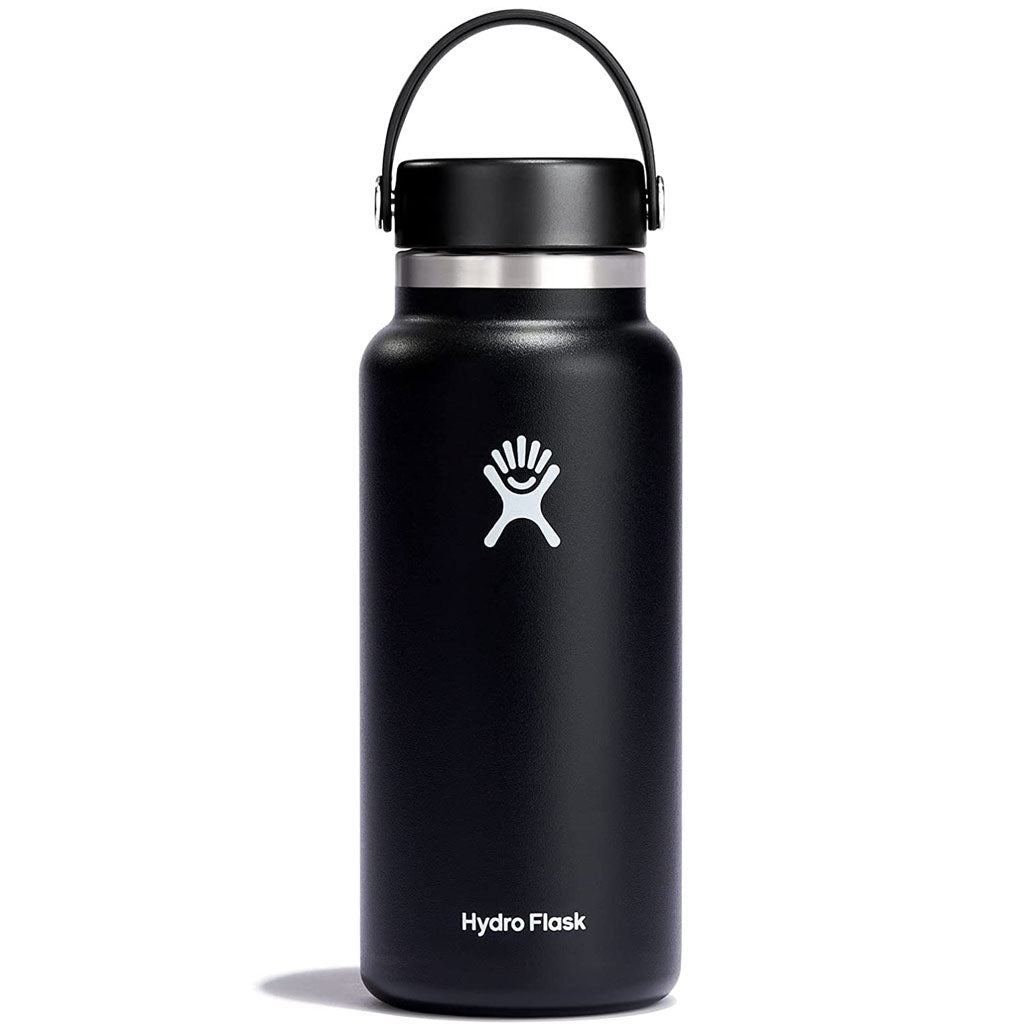 HYDRO FLASK - 32 OZ WIDE MOUTH-BLACK