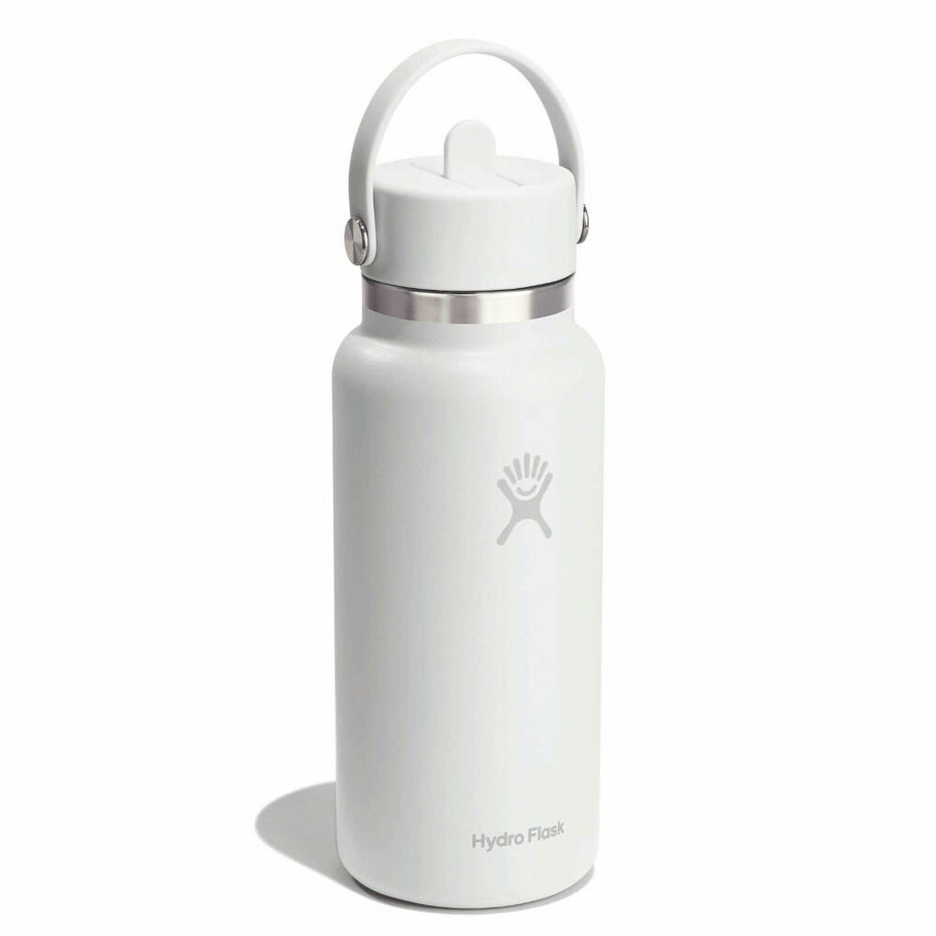 HYDRO FLASK - 32 OZ WIDE FLEX STRAW CAP-WHITE