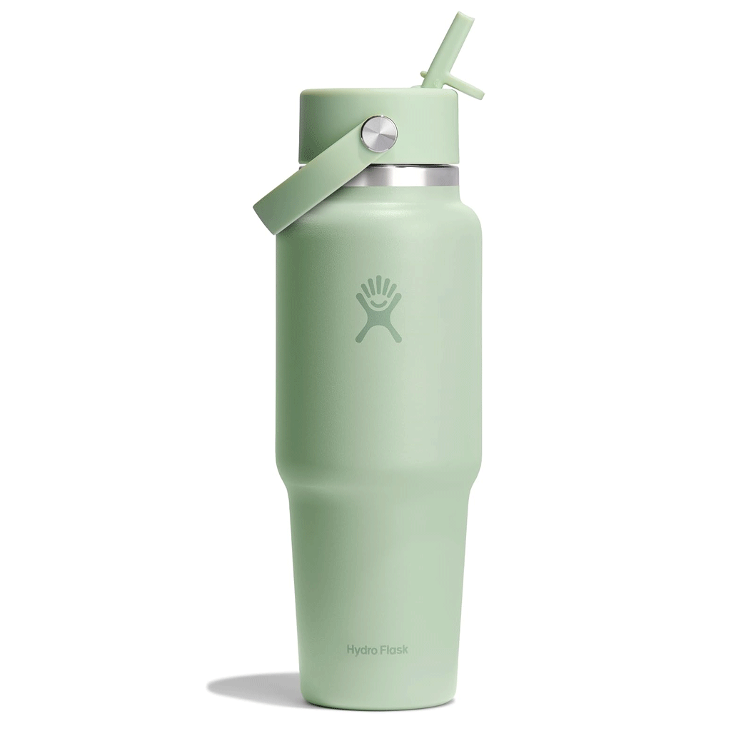 HYDRO FLASK - 32 OZ WIDE FLEX STRAW TRAVEL BOTTLE-ALOE