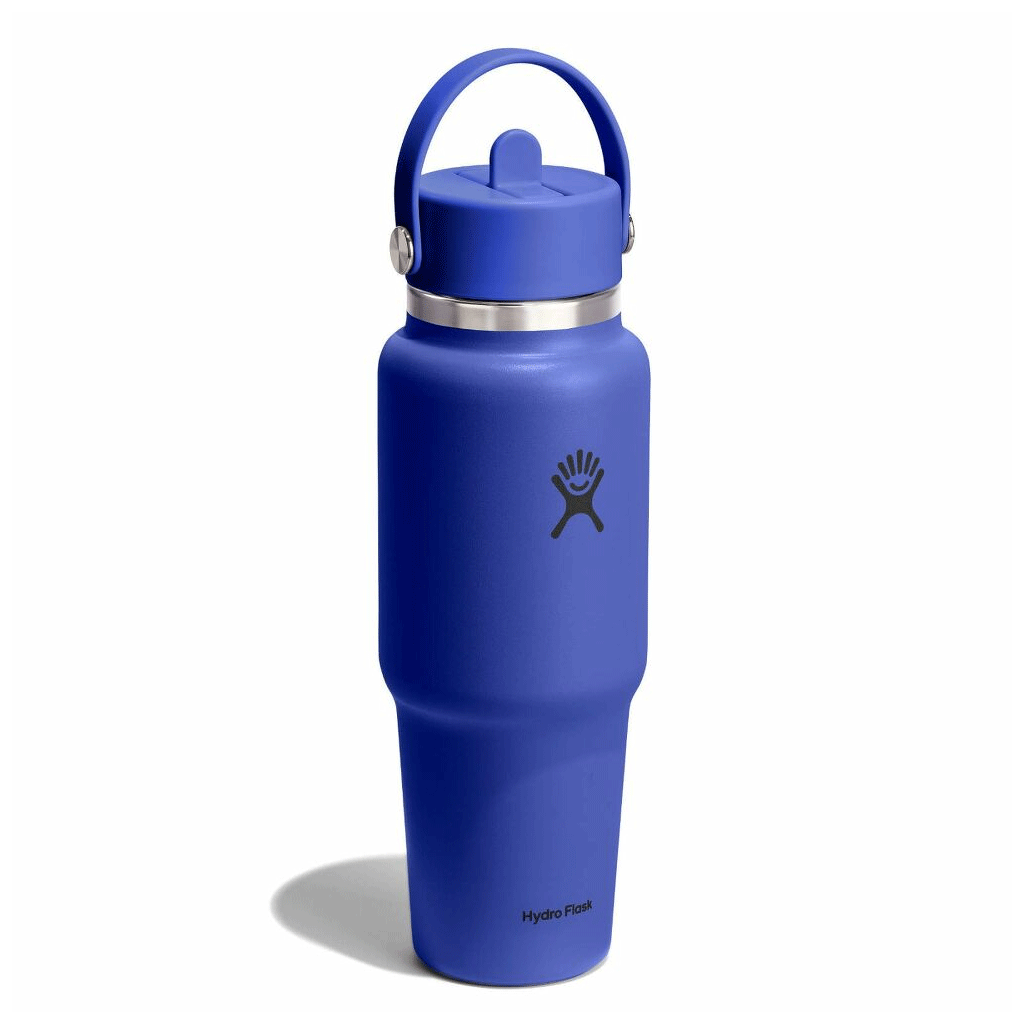 HYDRO FLASK - 32 OZ WIDE FLEX STRAW TRAVEL BOTTLE-CAPRI BLUE