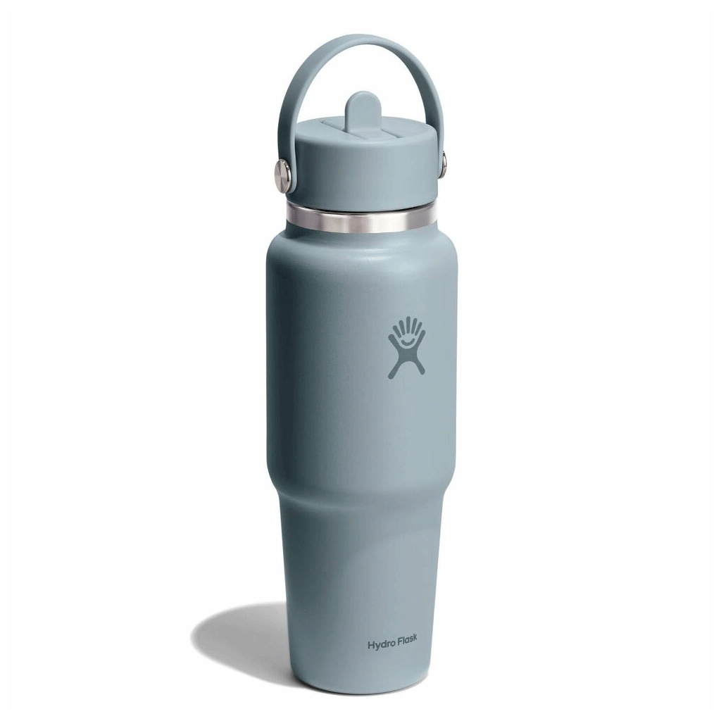 HYDRO FLASK - 32 OZ WIDE FLEX STRAW TRAVEL BOTTLE-SHALE GREY