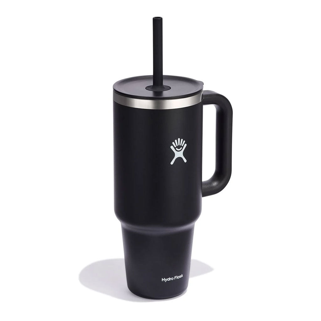 HYDRO FLASK - 40 OZ ALL AROUND TRAVEL TUMBLER-BLACK