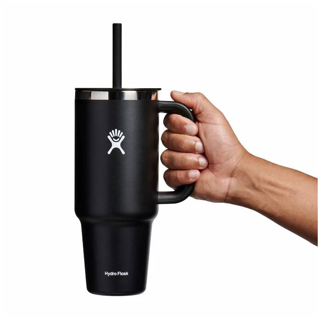 HYDRO FLASK - 40 OZ ALL AROUND TRAVEL TUMBLER-BLACK