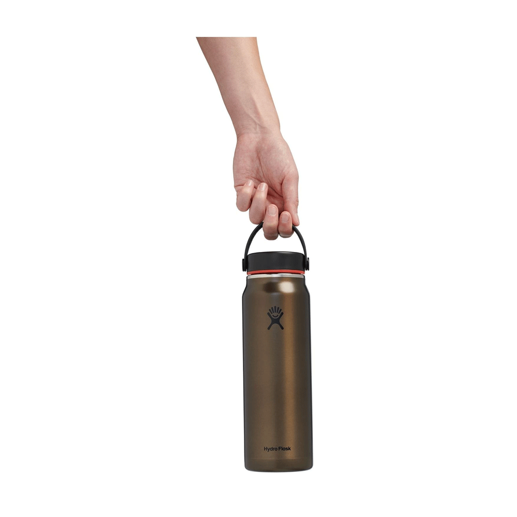 HYDRO FLASK - 40 OZ LIGHTWEIGHT WIDE FLEX CAP-OBSIDIAN