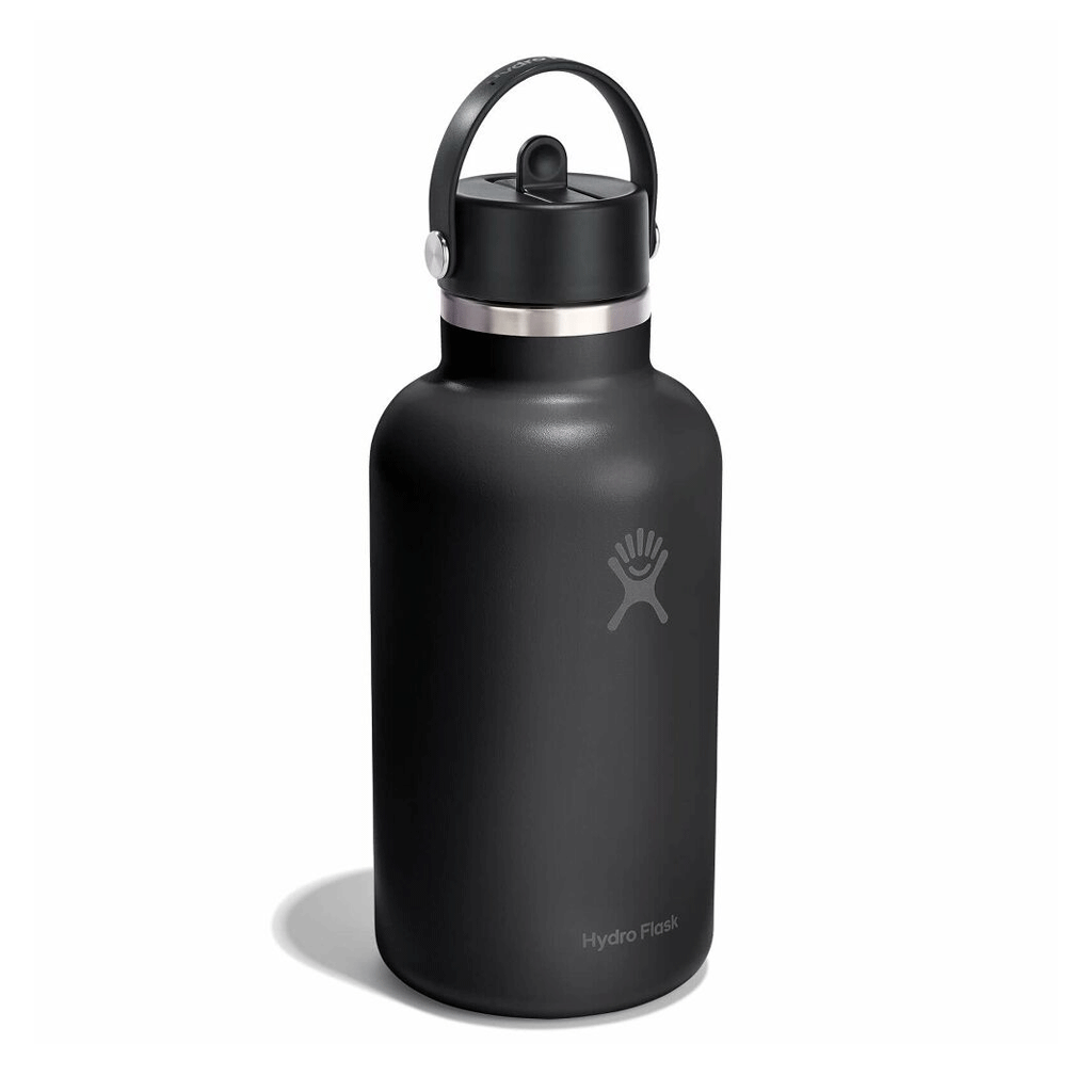 HYDRO FLASK - 64 OZ WIDE FLEX CAP-BLACK