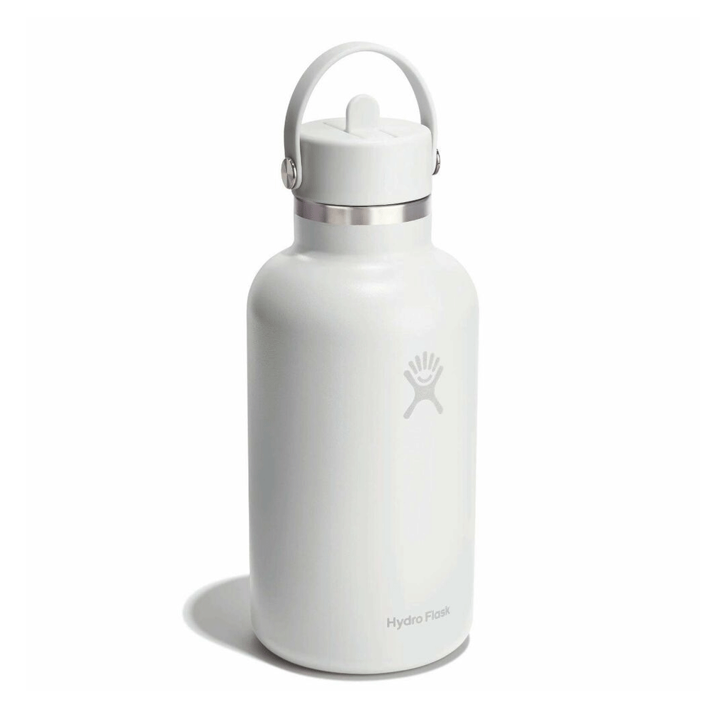 HYDRO FLASK - 64 OZ WIDE FLEX CAP-WHITE