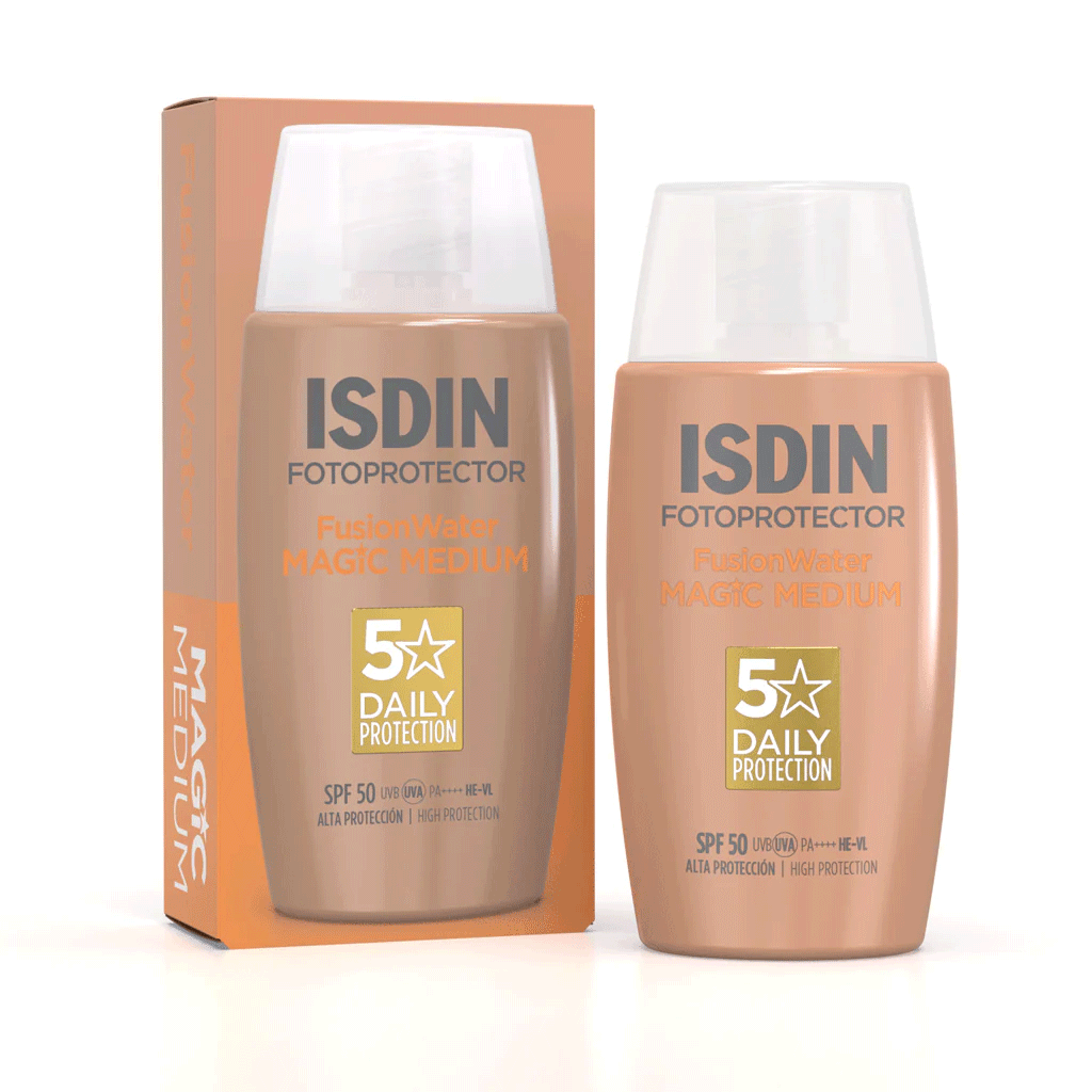 ISDIN - FOTOPROTECTOR ISDIN FUSION WATER COLOR MEDIUM-SPF 50 (50 ML)