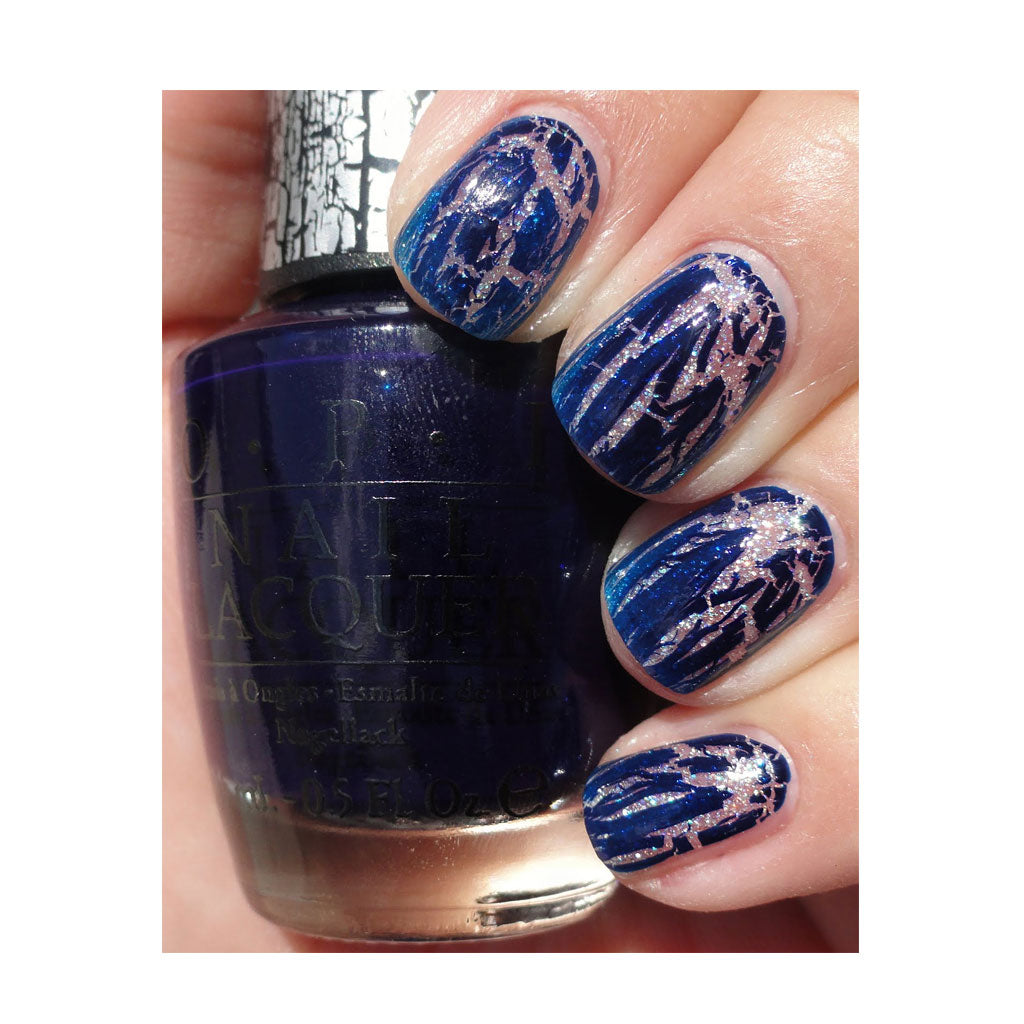 OPI - NAVY SHATTER -NAIL LACQUER