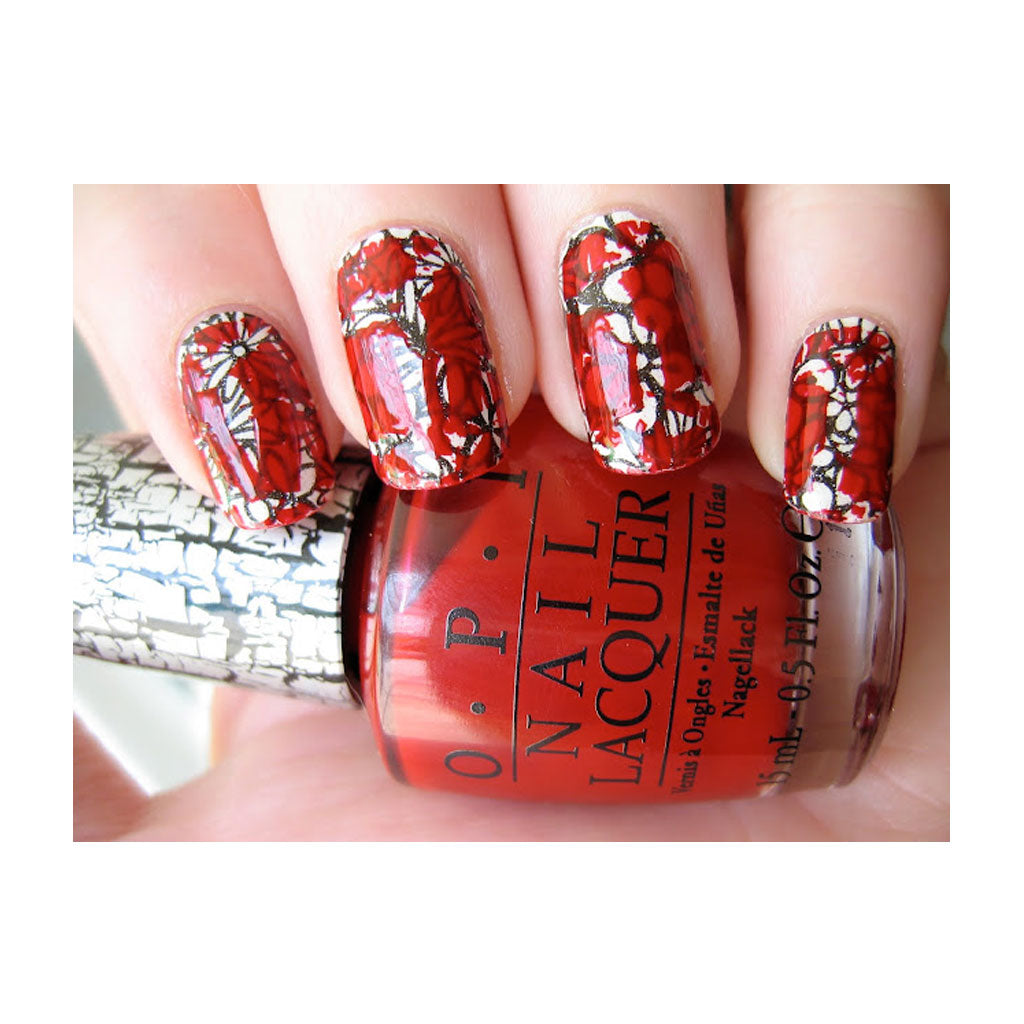 OPI - RED SHATTER-NAIL LACQUER