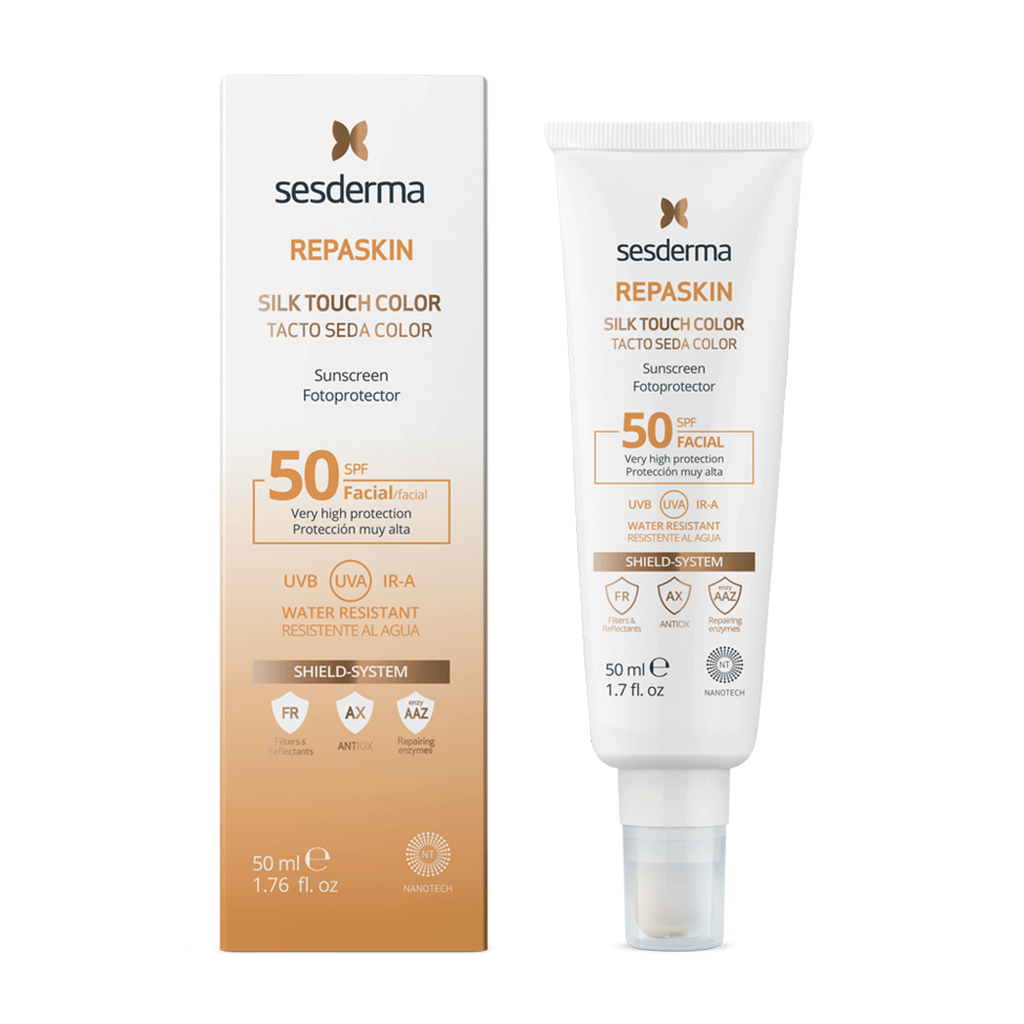 SESDERMA - REPASKIN TACTO SEDA COLOR SPF50 (50ML) NEW