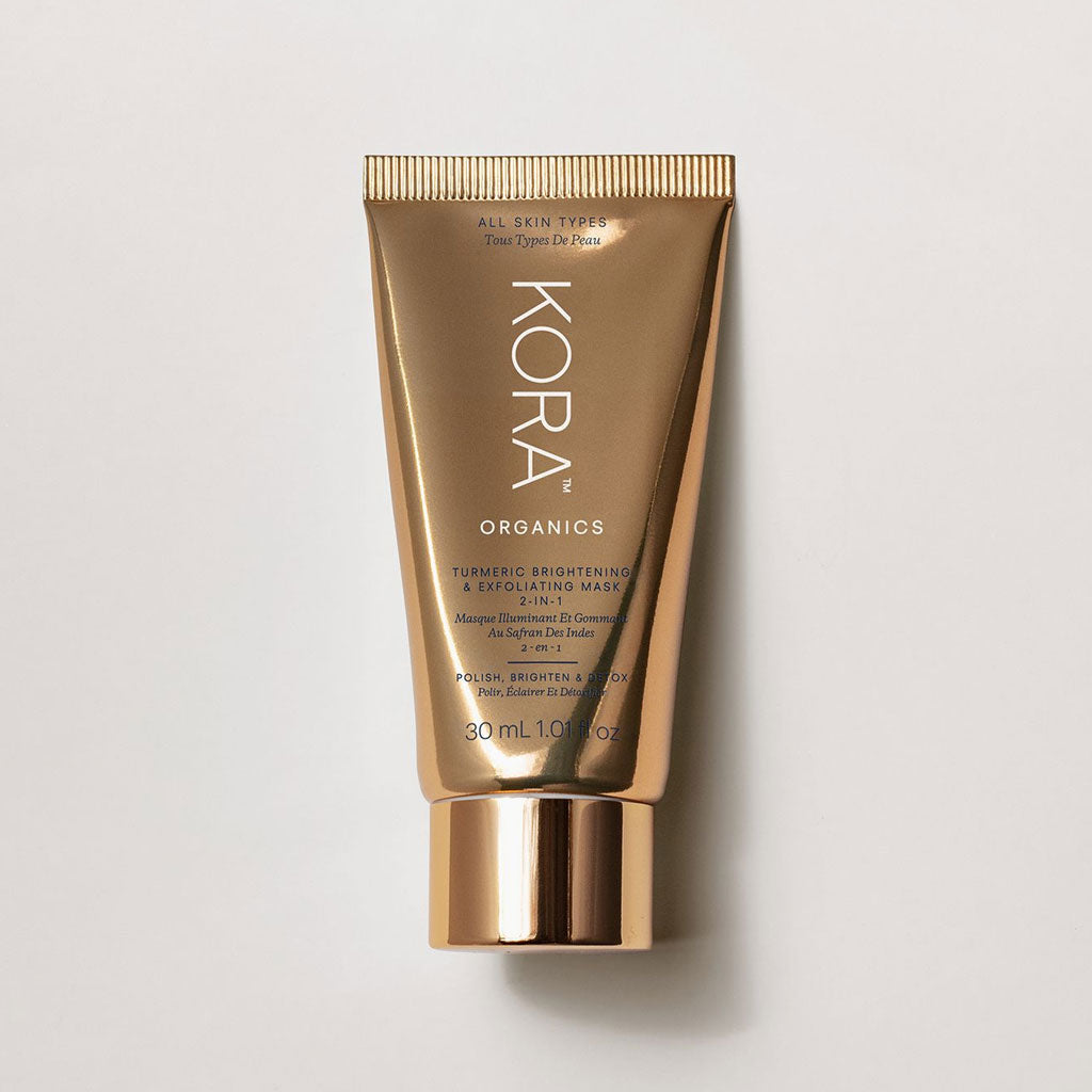 KORA ORGANICS - TURMERIC BRIGHTENING & EXFOLIATING MASK (30 ML)