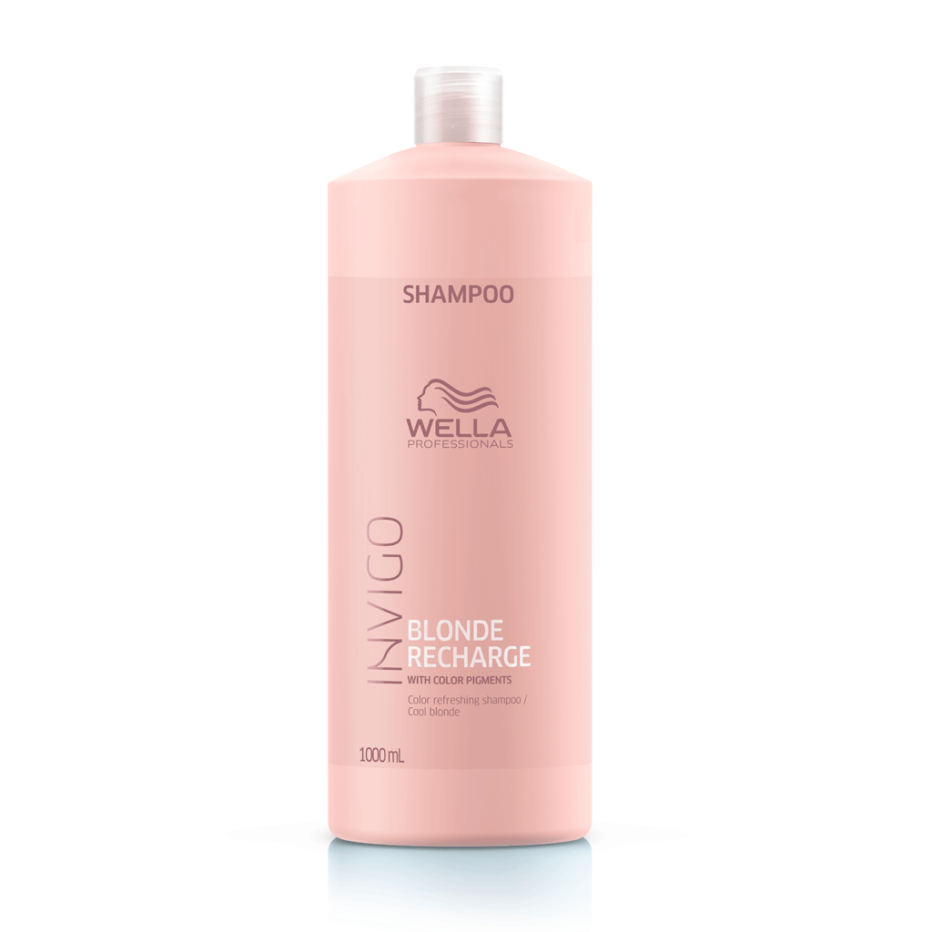 Wella Professionals - Wella Invigo Cool Blonde Recharge Shampoo (1000 ml)