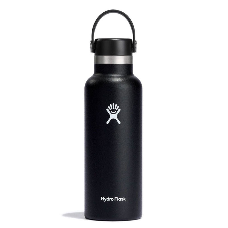 HYDRO FLASK - 18 Oz STANDARD FLEX CAP-BLACK